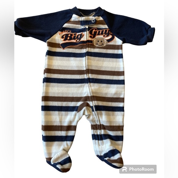 Carter’s one piece fleece size 0-3 mo - Picture 1 of 3